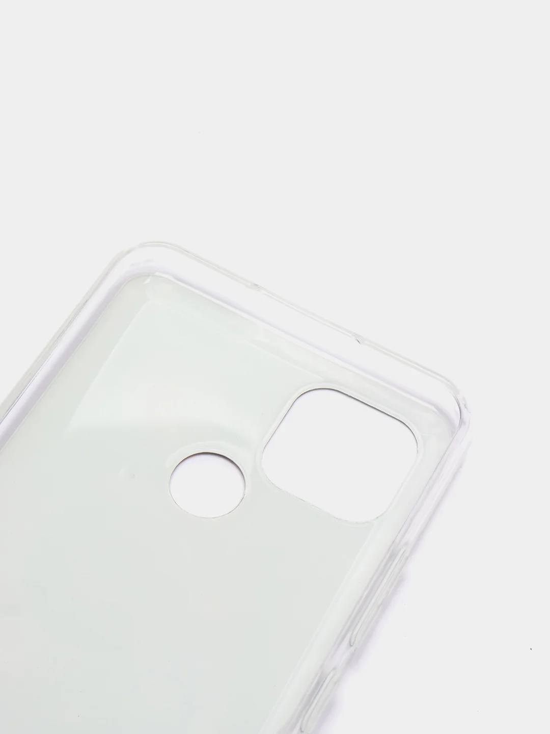 Белый силиконовый чехол Realme C21, с рисунком