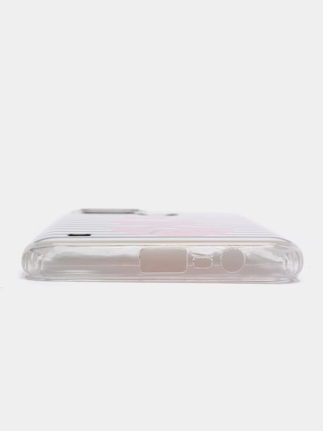 Белый силиконовый чехол Realme C21, с рисунком