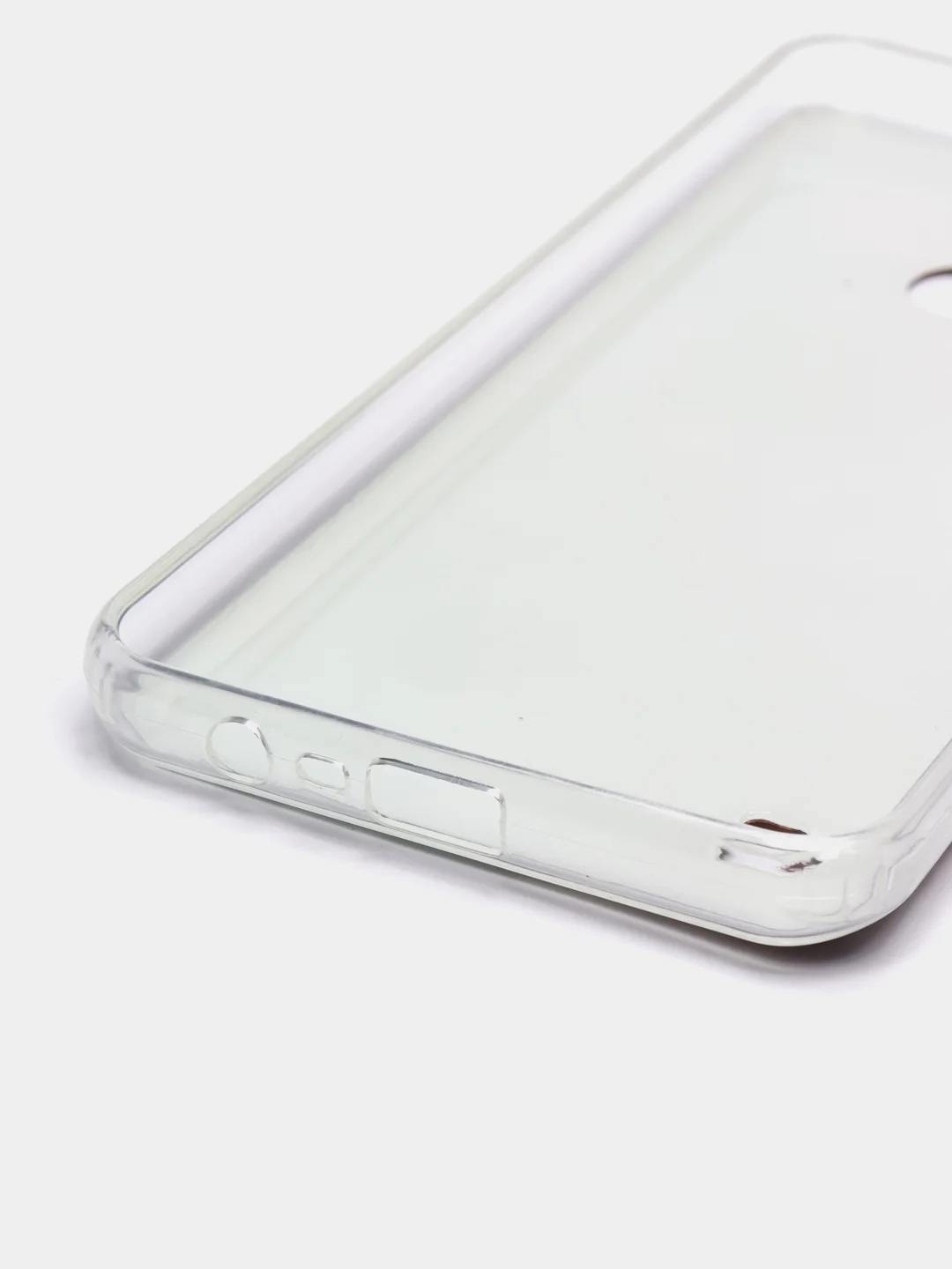 Белый силиконовый чехол Realme C21, с рисунком