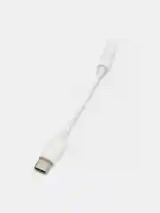 Белый переходник для samsung USB Type-C аудио-разъём jack 3.5 mm кабель для наушников AUX аукс