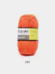 Оранжевый пряжа  YarnArt  Creative 100% Хлопок  50г 85м