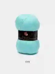Бирюзовый пряжа Magic Angora Delicate 15% Мохер 10% Шерсть 75% Акрил 100г 500м