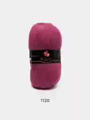 Тёмно-розовый пряжа Magic Angora Delicate 15% Мохер 10% Шерсть 75% Акрил 100г 500м
