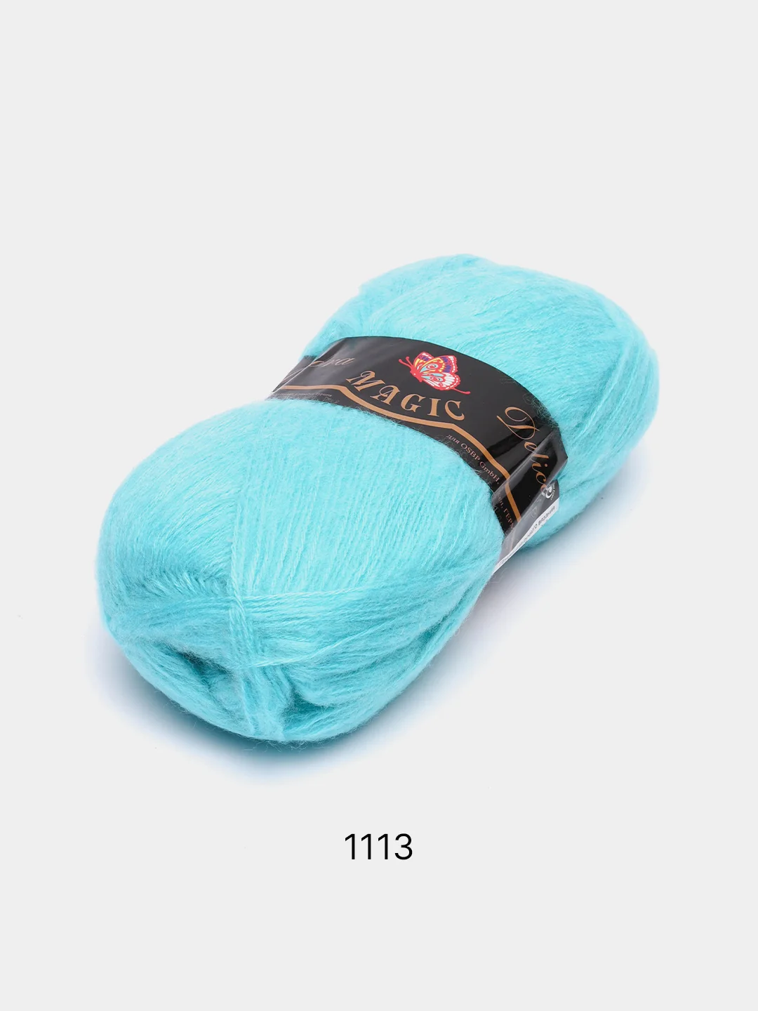 Тёмно-бирюзовый пряжа Magic Angora Delicate 15% Мохер 10% Шерсть 75% Акрил 100г 500м