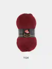 Бордовый пряжа Magic Angora Delicate 15% Мохер 10% Шерсть 75% Акрил 100г 500м