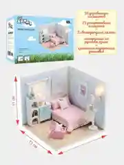 Интерьерный конструктор (Румбокс, Кукольный дом)  Hobby Day "Мой дом 9 в 1: Моя спальня"