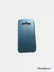 Голубой чехол-книжка на Samsung Galaxy J3 2016, J320