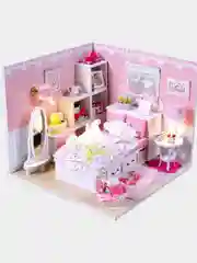 Интерьерный конструктор (Румбокс, Кукольный дом) Hobby Day "Комната маленькой принцессы"