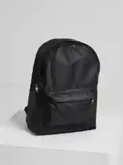 Черный рюкзак тканевый