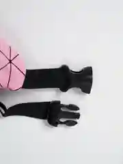 Розовый поясная сумка-бананка детская сумка на пояс