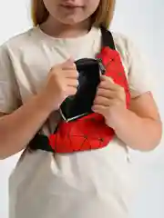 Голубой поясная сумка-бананка детская сумка на пояс