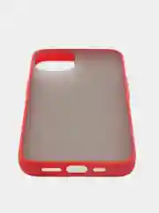 Красный накладка пластиковая с силиконовой окантовкой для Apple iPhone 13 mini / iPhone 13