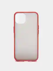 Красный накладка пластиковая с силиконовой окантовкой для Apple iPhone 13 mini / iPhone 13