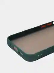 Зеленый накладка пластиковая с силиконовой окантовкой для Apple iPhone 13 mini / iPhone 13