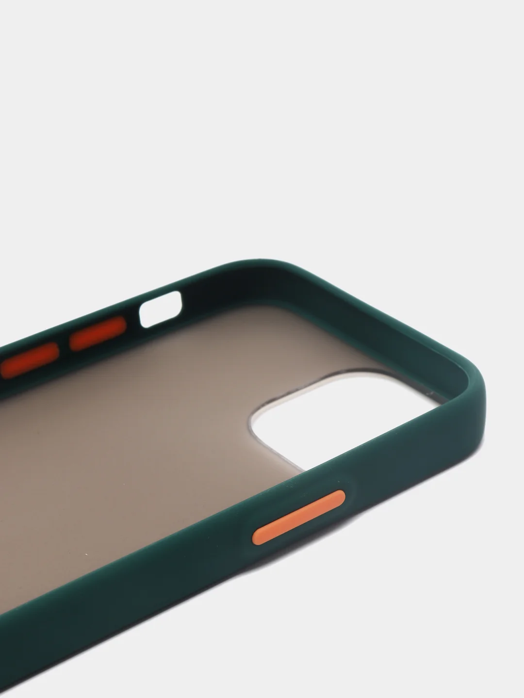 Зеленый накладка пластиковая с силиконовой окантовкой для Apple iPhone 13 mini / iPhone 13