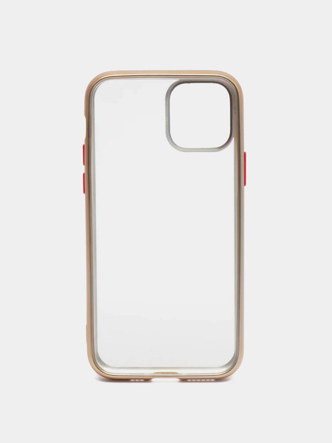 Золотой чехол на iPhone 11 / iPhone 11 Pro / iPhone 11 Pro Max, силиконовый, матовый, с окантовкой