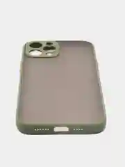 Хаки накладка пластиковая с защищенной камерой на iPhone 12 / iPhone 12 Pro / iPhone 12 Pro Max