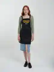 Желтый фартук для мастера Runail Professional, на люверсах, one size