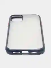 Синий чехол на iPhone 11 / iPhone 11 Pro / iPhone 11 Pro Max, силиконовый, матовый, с окантовкой