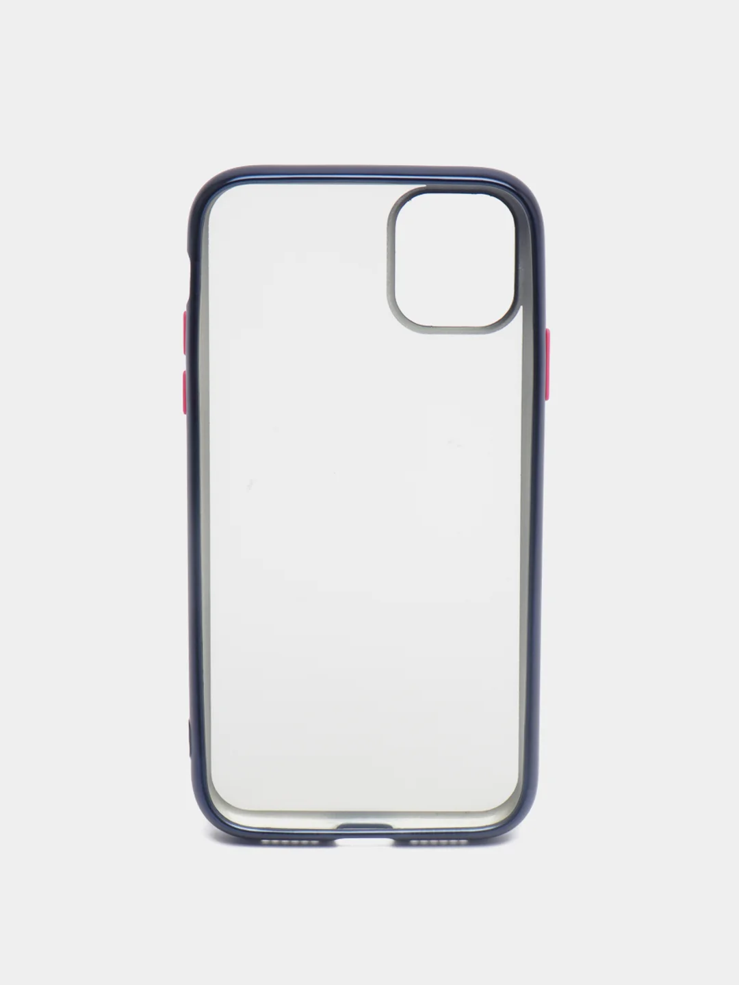Синий чехол на iPhone 11 / iPhone 11 Pro / iPhone 11 Pro Max, силиконовый, матовый, с окантовкой