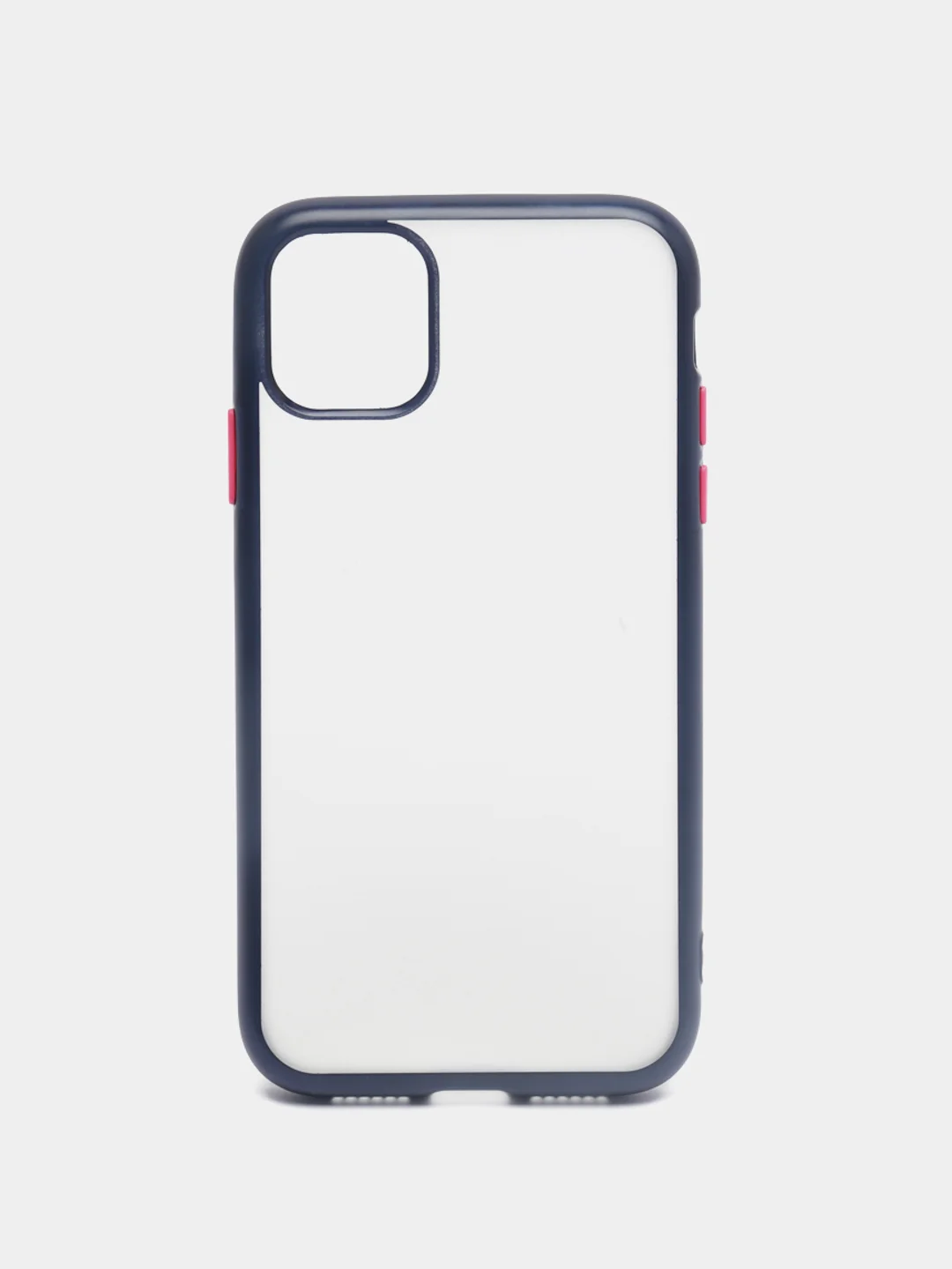 Синий чехол на iPhone 11 / iPhone 11 Pro / iPhone 11 Pro Max, силиконовый, матовый, с окантовкой