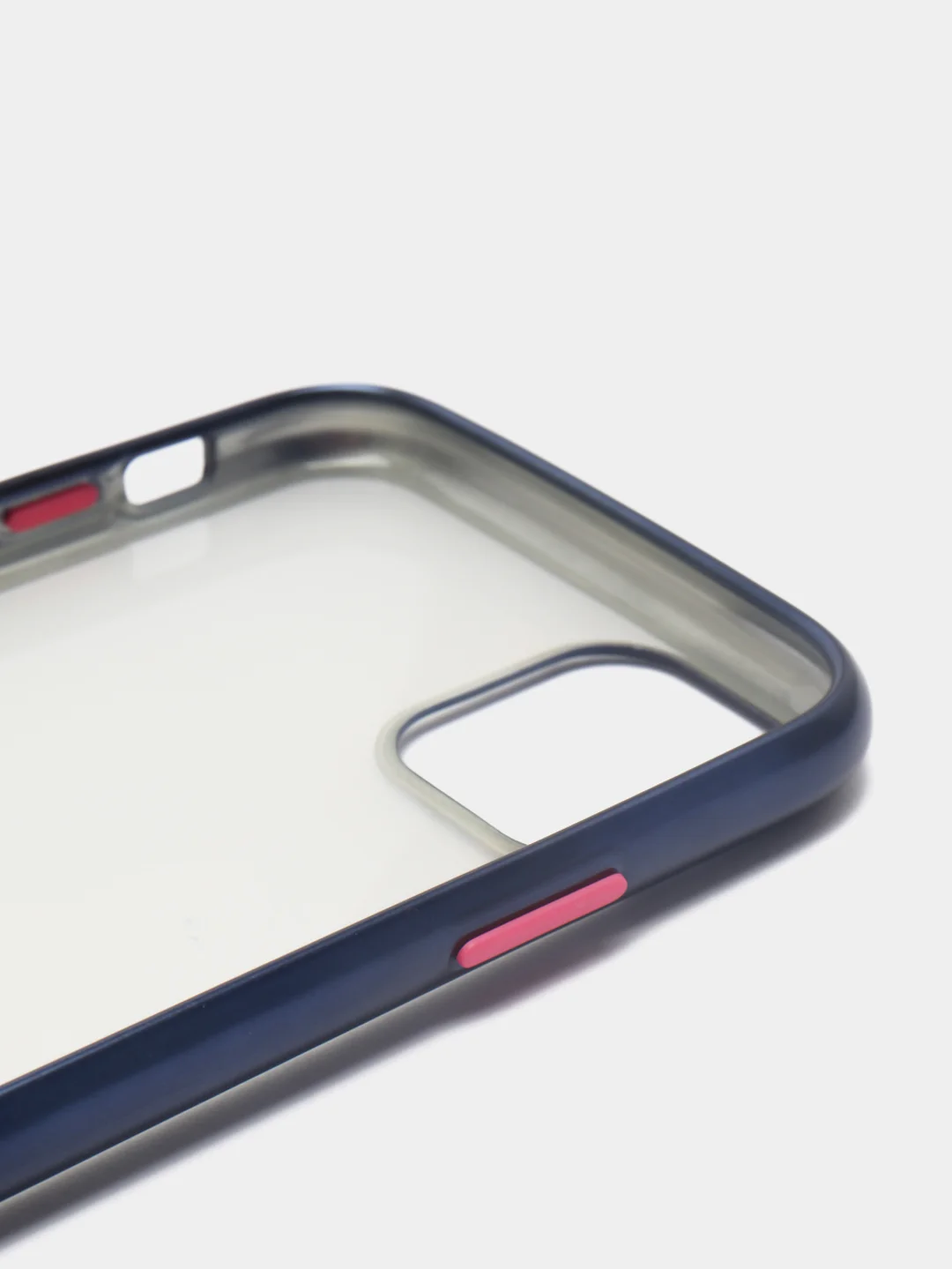 Синий чехол на iPhone 11 / iPhone 11 Pro / iPhone 11 Pro Max, силиконовый, матовый, с окантовкой