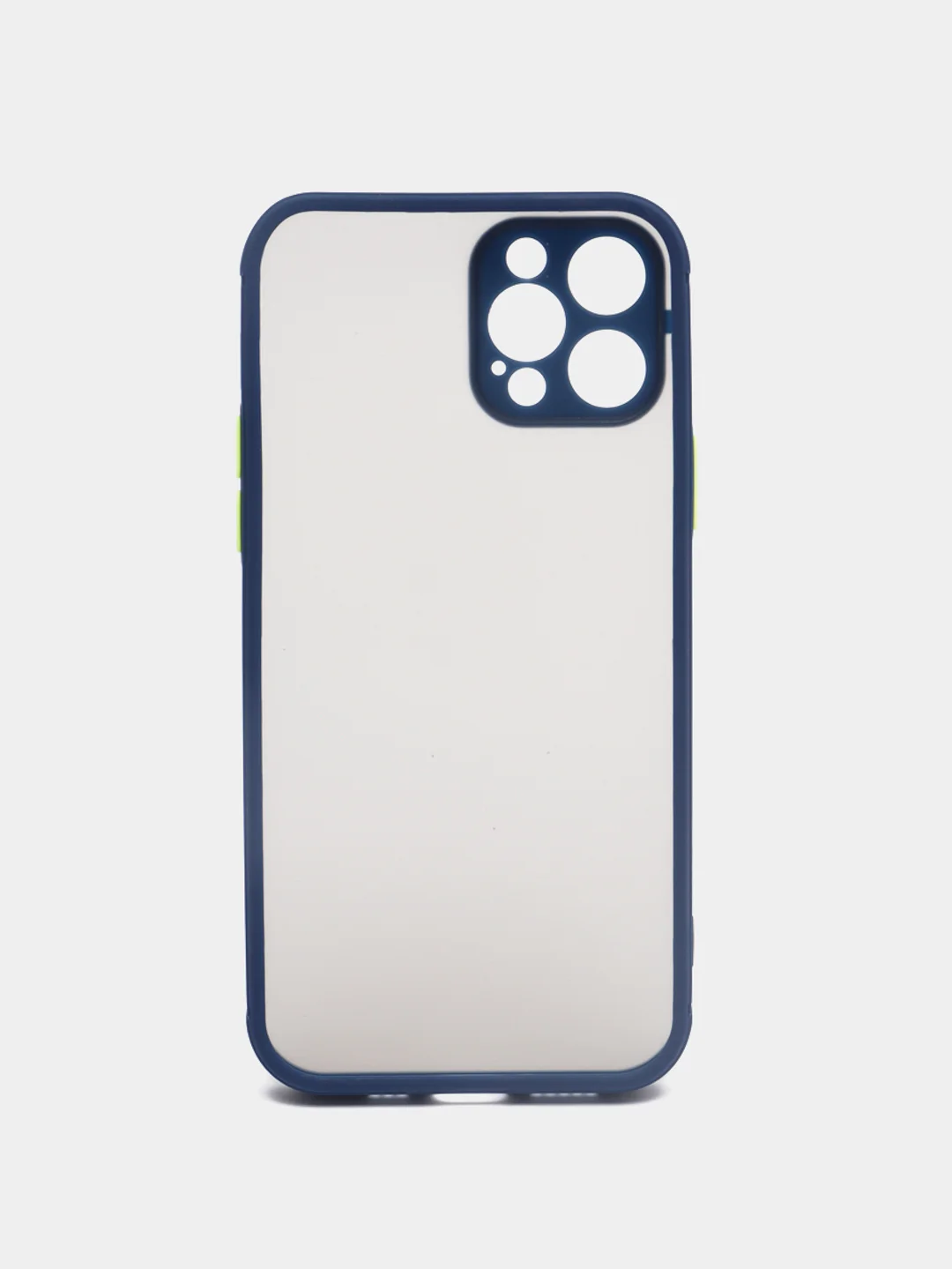 Синий накладка пластиковая с защищенной камерой на iPhone 12 / iPhone 12 Pro / iPhone 12 Pro Max