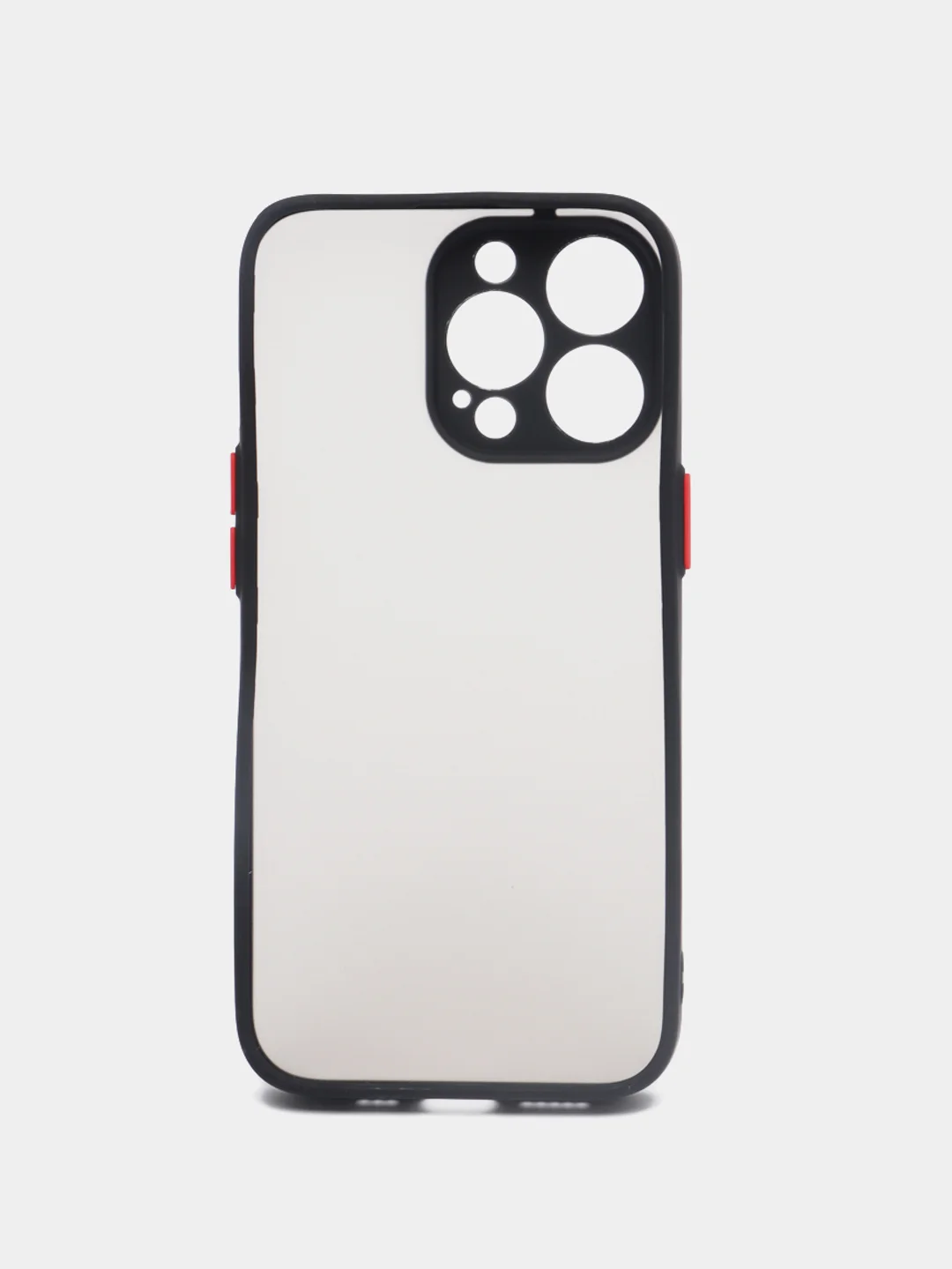 Черный накладка пластиковая с защищенной камерой на iPhone 13 mini / 13 / 13 Pro / 13 Pro Max