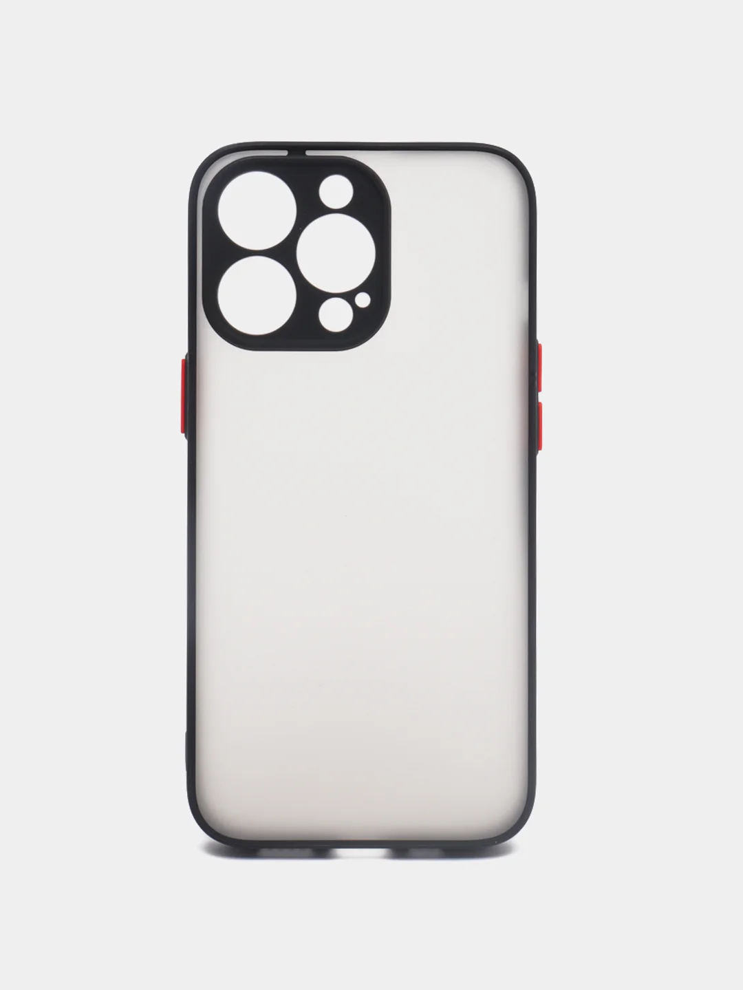 Черный накладка пластиковая с защищенной камерой на iPhone 13 mini / 13 / 13 Pro / 13 Pro Max