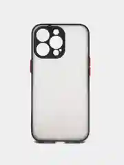 Черный накладка пластиковая с защищенной камерой на iPhone 13 mini / 13 / 13 Pro / 13 Pro Max
