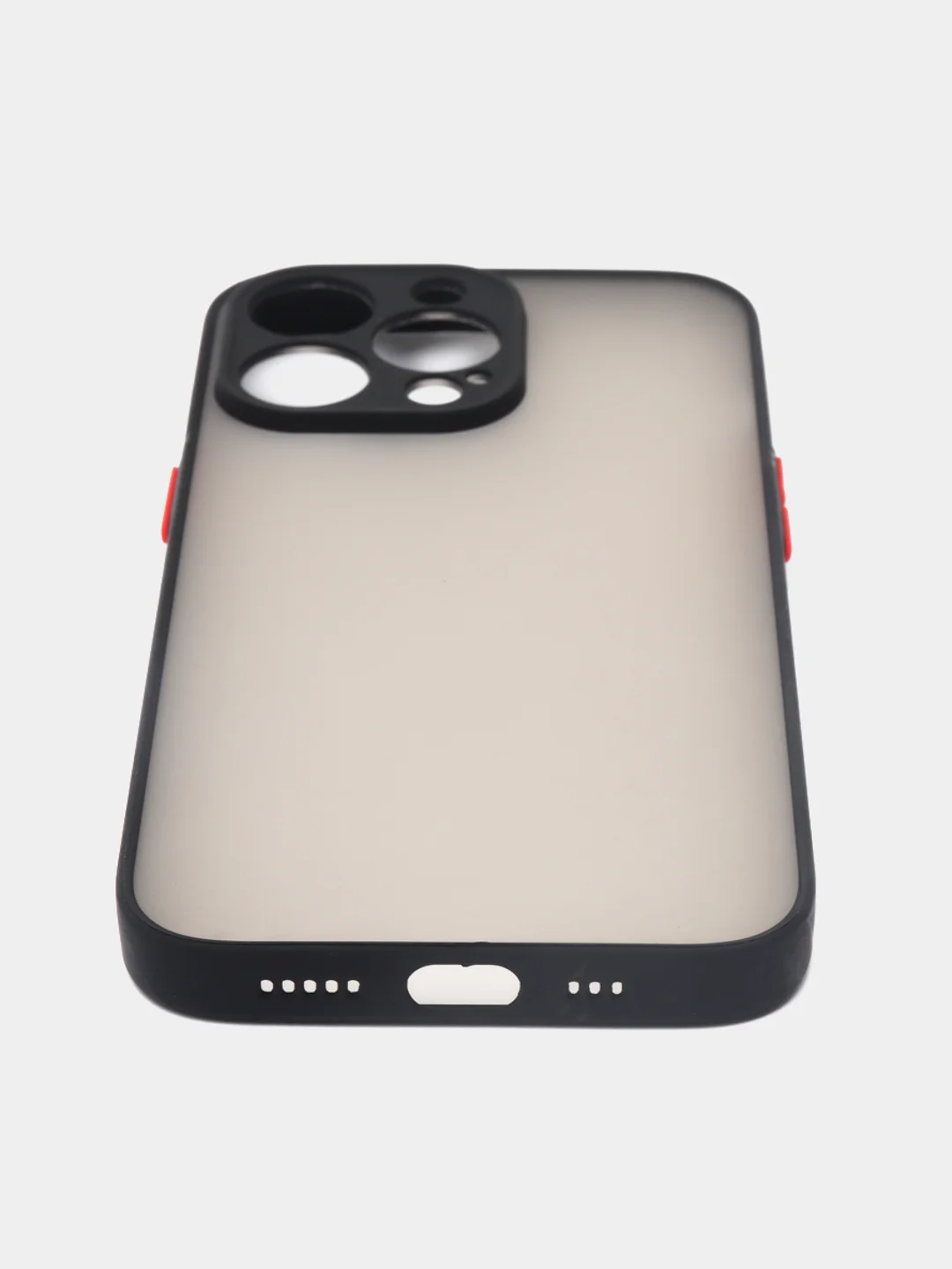 Черный накладка пластиковая с защищенной камерой на iPhone 13 mini / 13 / 13 Pro / 13 Pro Max