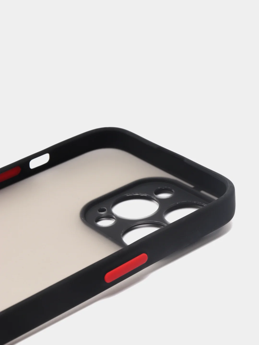 Черный накладка пластиковая с защищенной камерой на iPhone 13 mini / 13 / 13 Pro / 13 Pro Max
