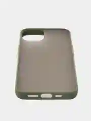 Хаки накладка пластиковая с силиконовой окантовкой для Apple iPhone 13 mini / iPhone 13