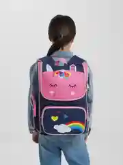 Индиго рюкзак школьный ортопедический 1-5 класс для девочки Единорог, ранец школьный для девочки