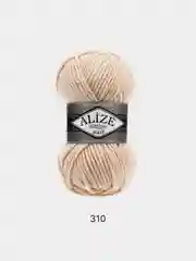 Карамельный пряжа Alize Superlana Maxi 75% Акрил 25% Шерсть 100г 100м
