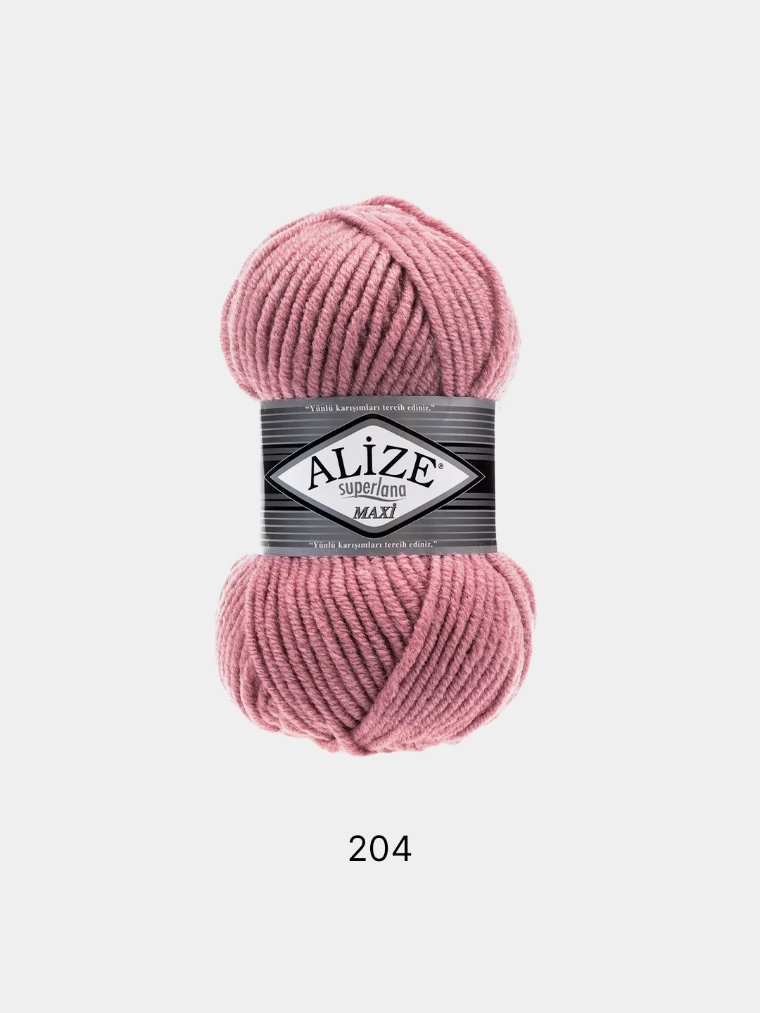 Пастельно-коралловый пряжа Alize Superlana Maxi 75% Акрил 25% Шерсть 100г 100м