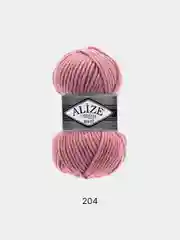 Пастельно-коралловый пряжа Alize Superlana Maxi 75% Акрил 25% Шерсть 100г 100м