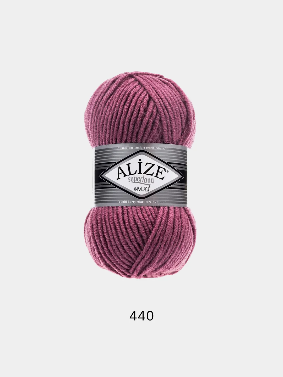 Тёмно-розовый пряжа Alize Superlana Maxi 75% Акрил 25% Шерсть 100г 100м