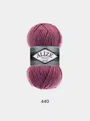 Тёмно-розовый пряжа Alize Superlana Maxi 75% Акрил 25% Шерсть 100г 100м
