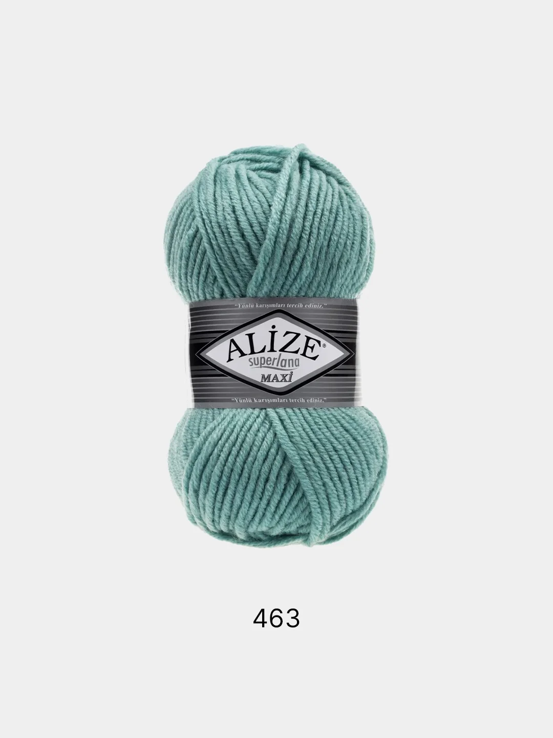 Мятный пряжа Alize Superlana Maxi 75% Акрил 25% Шерсть 100г 100м