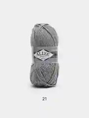 Серый пряжа Alize Superlana Maxi 75% Акрил 25% Шерсть 100г 100м