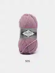 Сиреневый пряжа Alize Superlana Maxi 75% Акрил 25% Шерсть 100г 100м