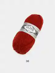 Оранжевый пряжа Alize Superlana Maxi 75% Акрил 25% Шерсть 100г 100м