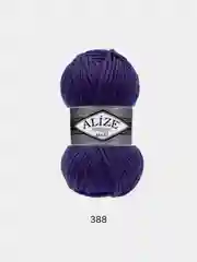 Фиолетовый пряжа Alize Superlana Maxi 75% Акрил 25% Шерсть 100г 100м