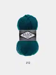 Тёмно-бирюзовый пряжа Alize Superlana Maxi 75% Акрил 25% Шерсть 100г 100м