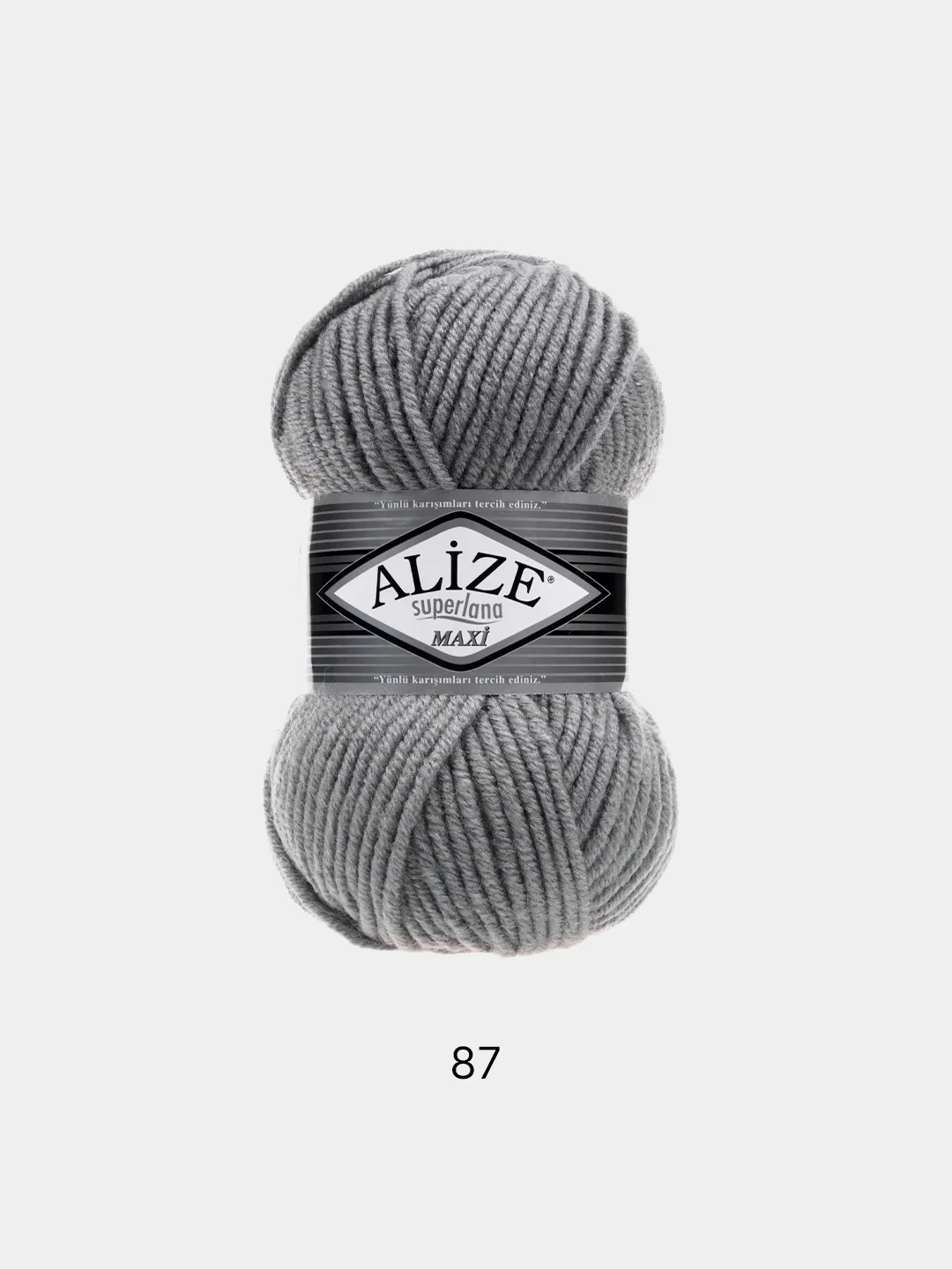 Хром пряжа Alize Superlana Maxi 75% Акрил 25% Шерсть 100г 100м