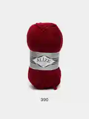Вишнёвый пряжа Alize Superlana Maxi 75% Акрил 25% Шерсть 100г 100м
