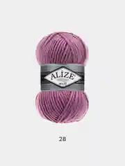 Розовый пряжа Alize Superlana Maxi 75% Акрил 25% Шерсть 100г 100м