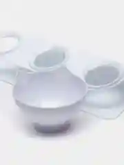 Багровый миска для домашних животных, тройная