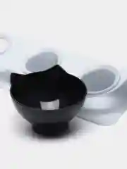 Белый миска для домашних животных, тройная